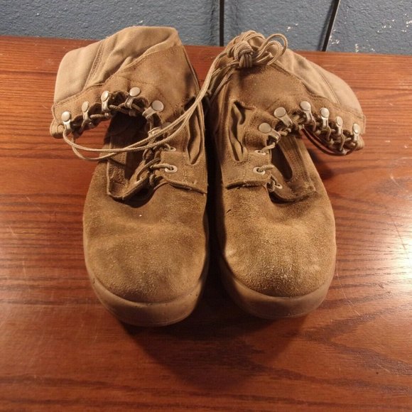 BELLEVILLE HOT WEATHER TAN MILITARY COMBAT BOOTS 390DES SIZE 9 REGULAR SI391 main image 4
